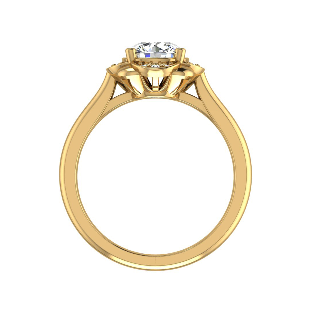 Mariah Halo Engagement Ring